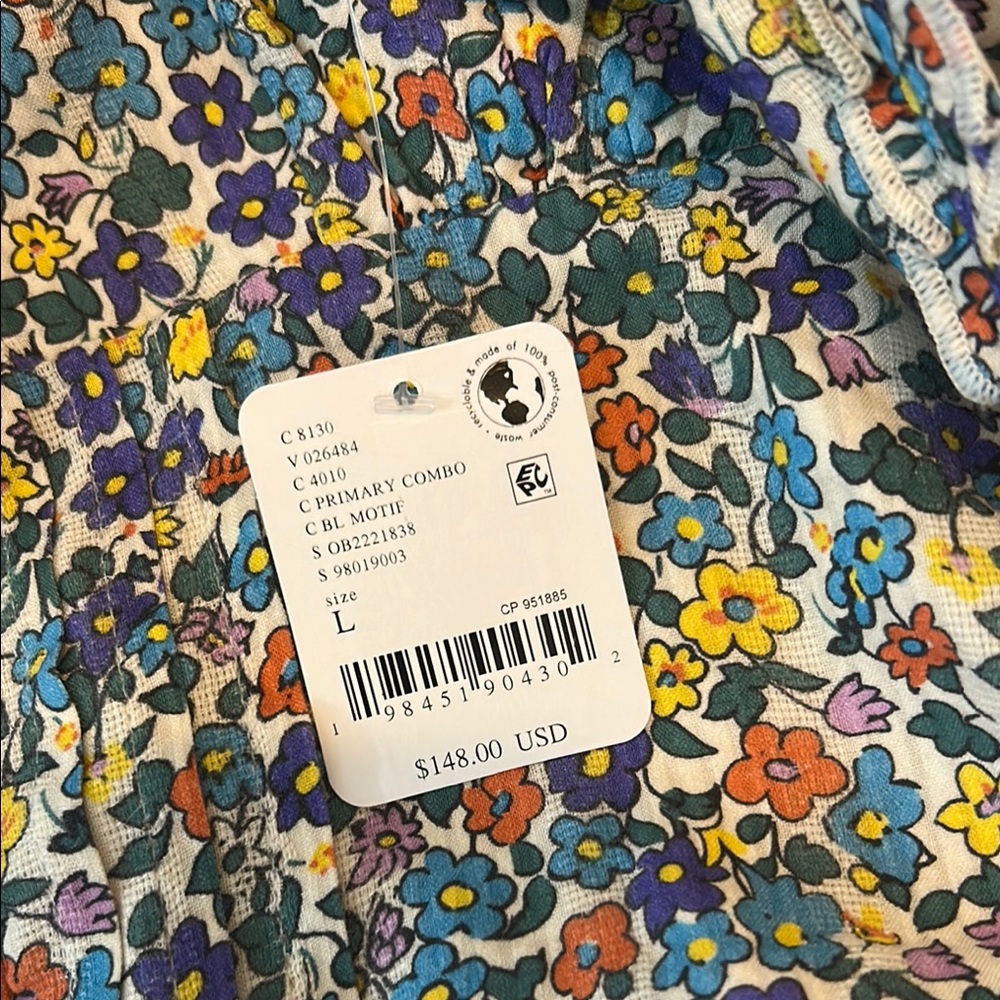 Free People Ellia Printed Set Size Large - Picture 11 of 11